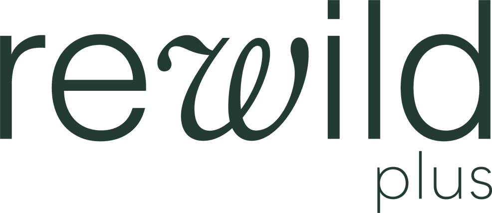 Rewild Plus wordmark
