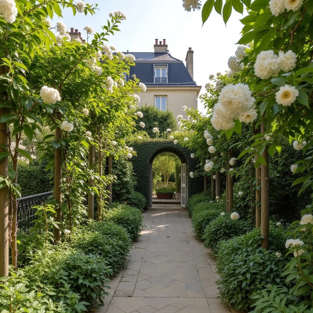 Garden in Passy Paris