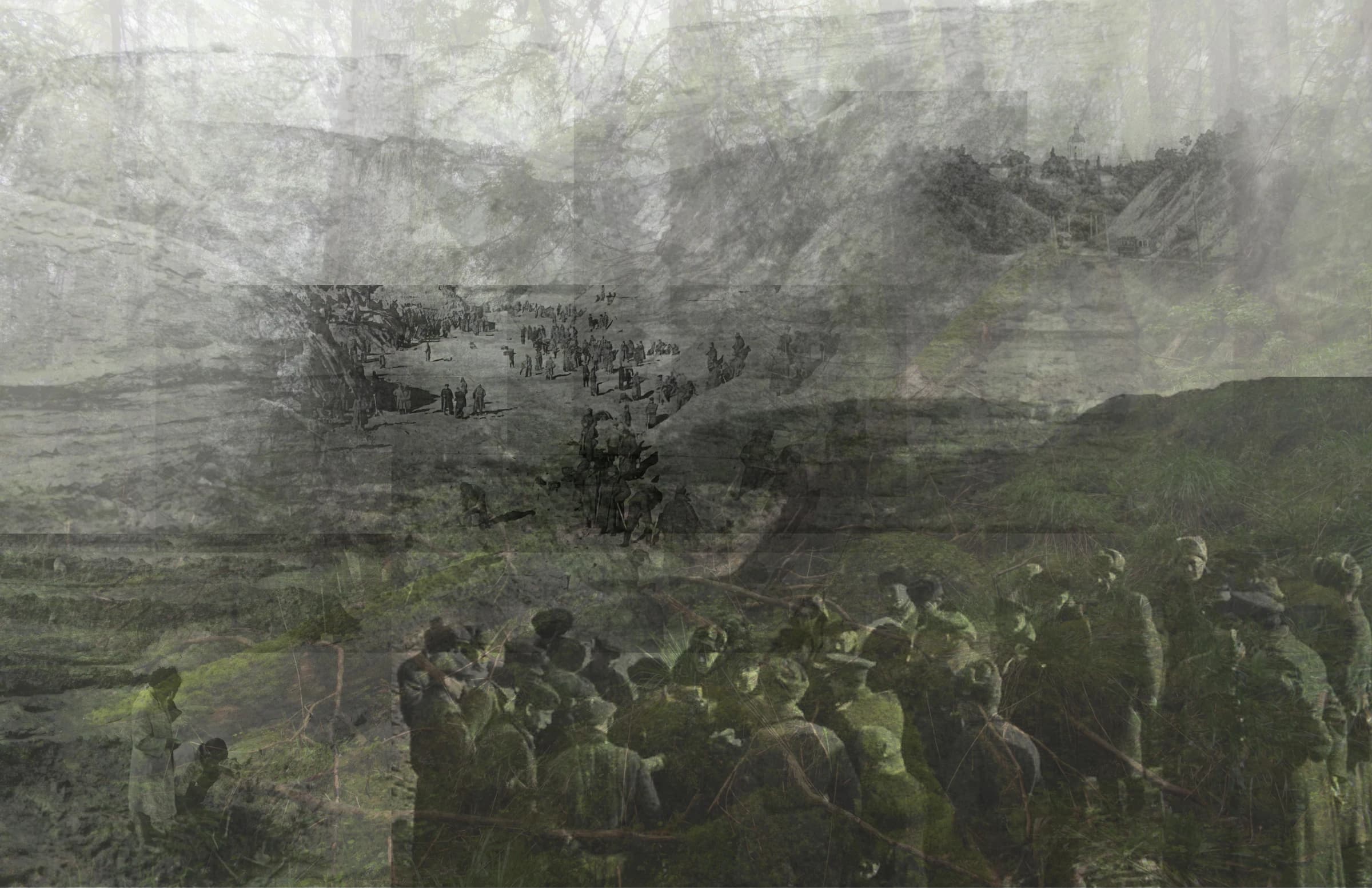 Babyn Yar Holocaust Memorial landscape