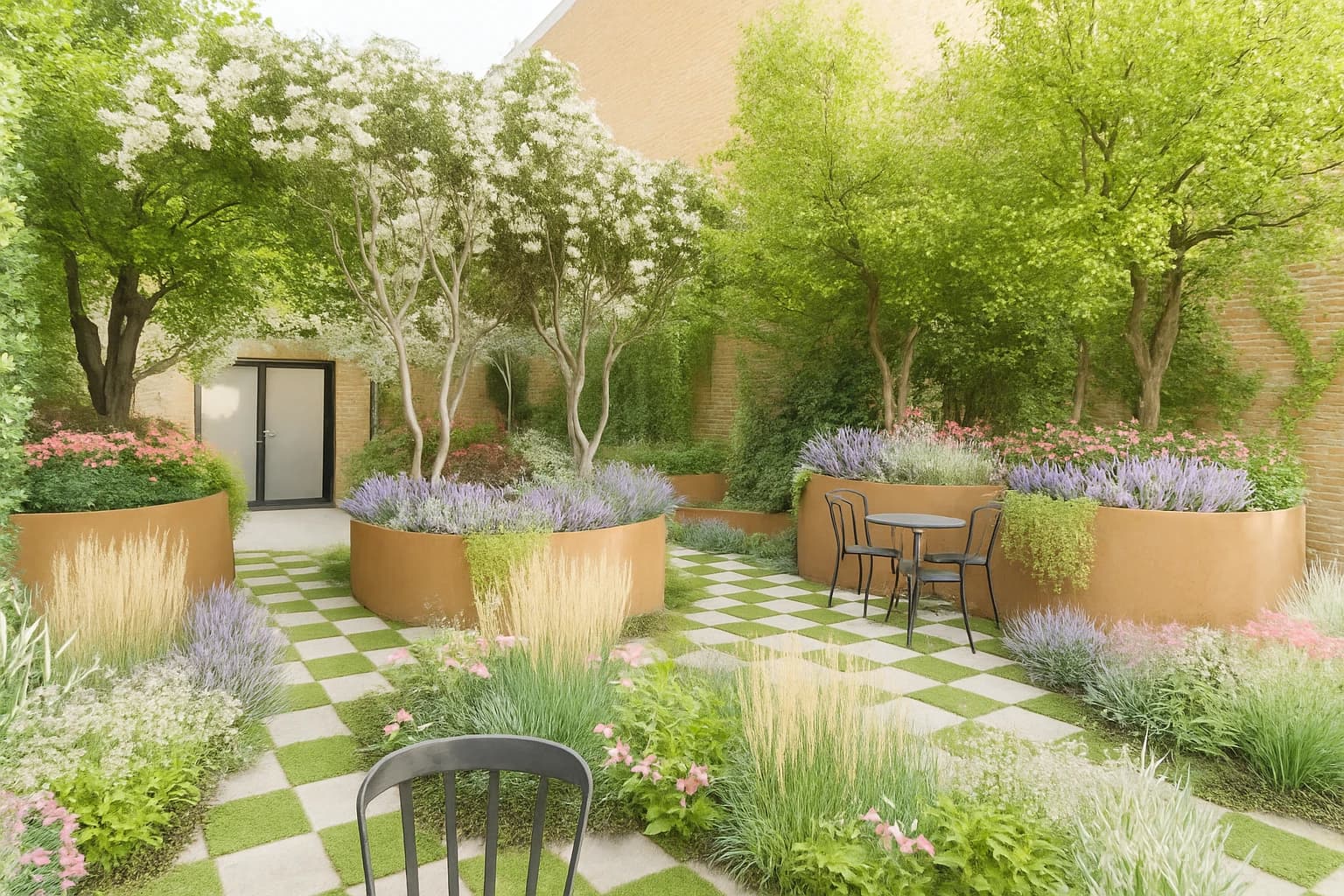 NYC urban oasis garden