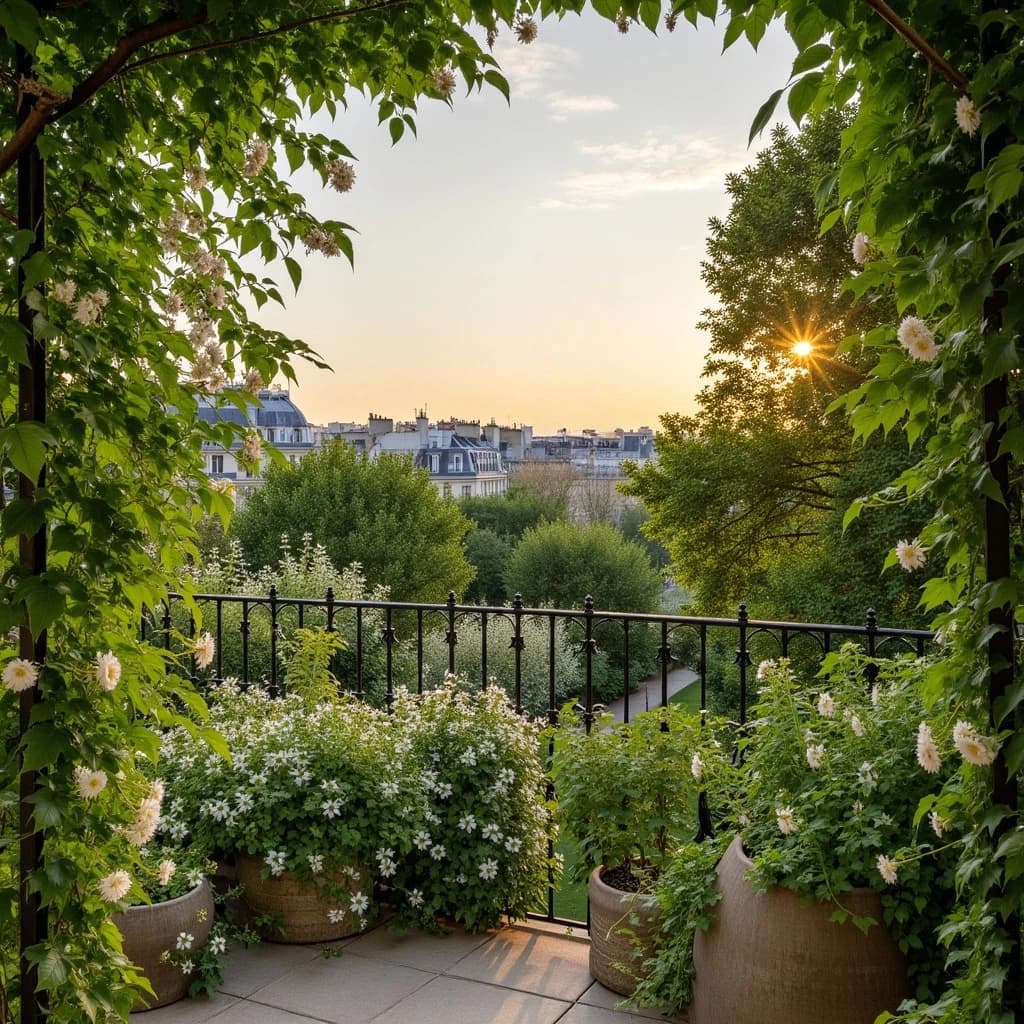 Parisian oasis garden design